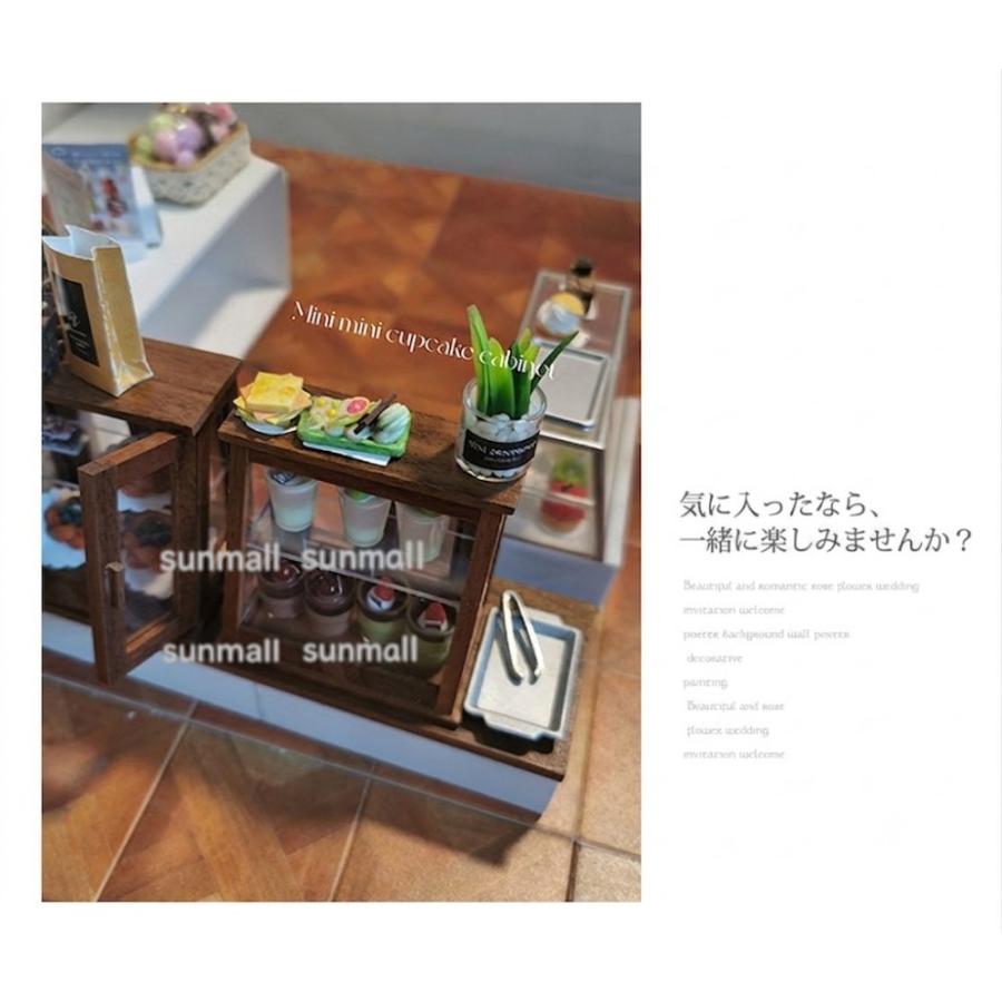 1点販売】【2色/2タイプから選択可能】ミニチュア展示棚 ショーケース