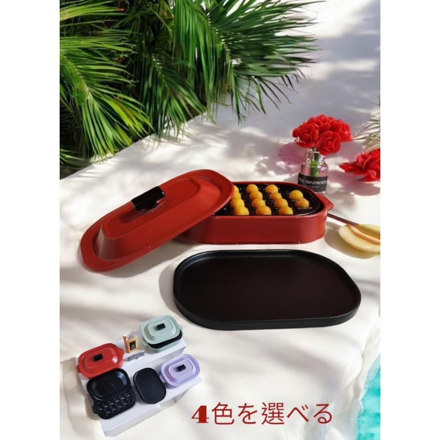 1セット5点入れ）選べる4色！ミニチュア金属製おしゃれホットプレート