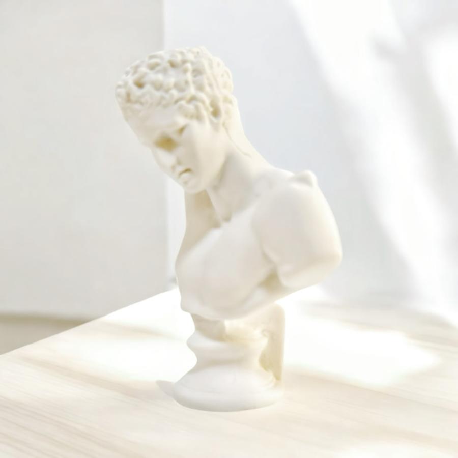 1点）ミニチュアギリシャ神話彫刻 ミニ石膏像 アート アテナ樹脂像