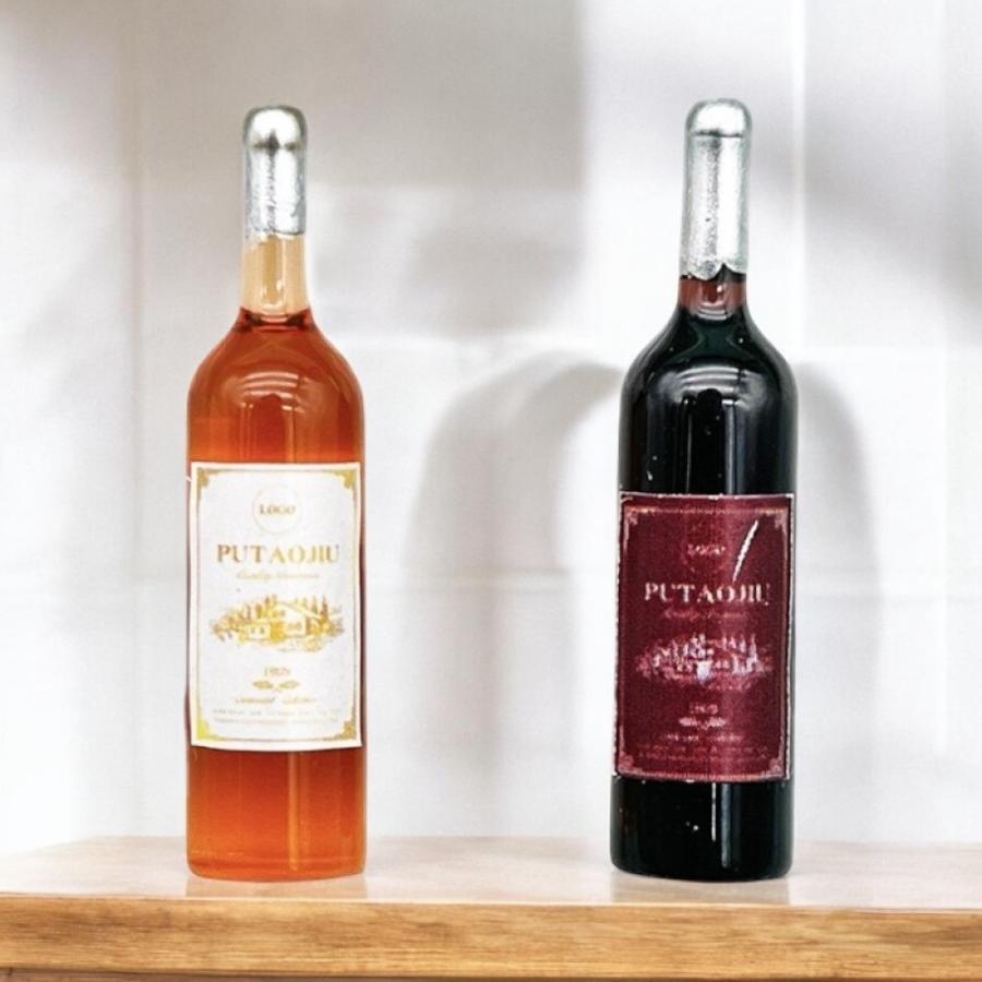 1点）ミニチュアワインボトル DIYキット ミニチュアキット ミニボトル