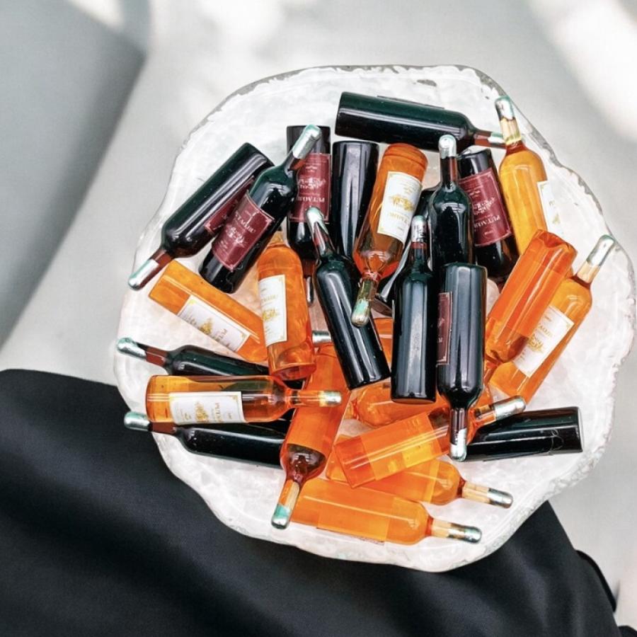 1点）ミニチュアワインボトル DIYキット ミニチュアキット ミニボトル