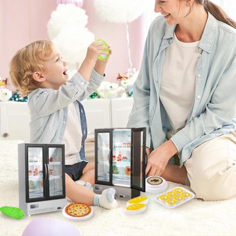 1点）ミニチュア冷蔵庫ライト＆サウンド付き｜単三電池式ディスプレイ