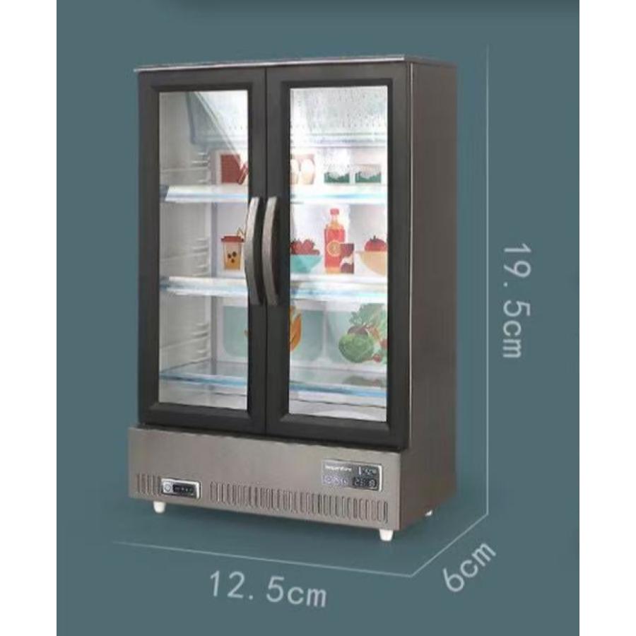 1点）ミニチュア冷蔵庫ライト＆サウンド付き｜単三電池式ディスプレイ