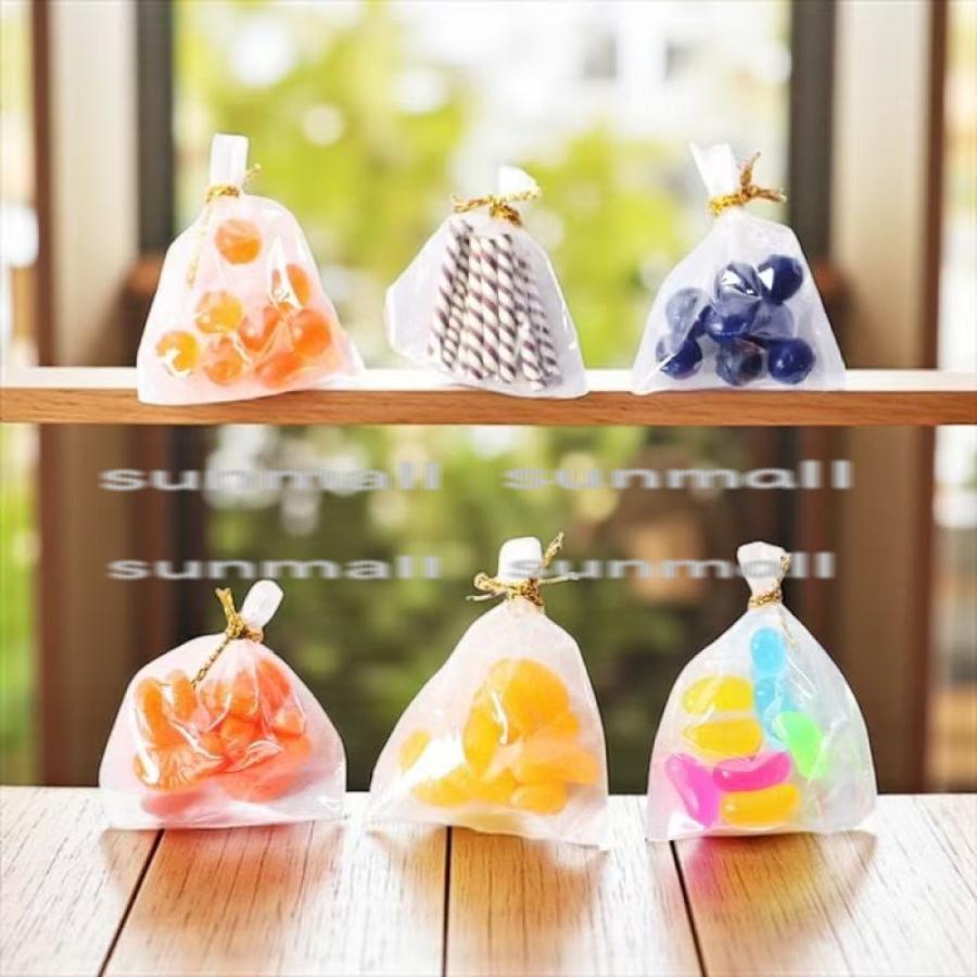 1点）【選べる6タイプ 】ミニチュアお菓子袋 袋入りスイーツ オブジェ