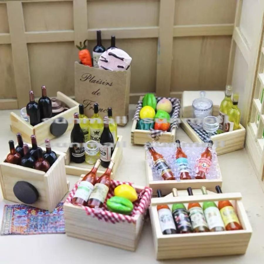 【1点のみ販売】【9タイプ選択可】【ランダム発送】ミニチュア ワイン＆野菜 マグネット ドールハウス ミニチュア雑貨 ミニチュア食品 ミニチュアワイン |  | 11