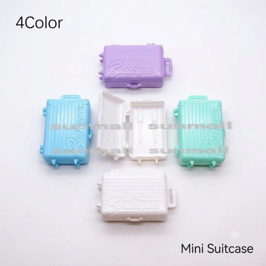 【1点のみ販売】【選べる4色】ミニチュア スーツケース キャリーケース ドール用 開閉式 小物収納 ミニキャリー ドールハウス ジオラマ 撮影小物 DIY レジン |  | 16