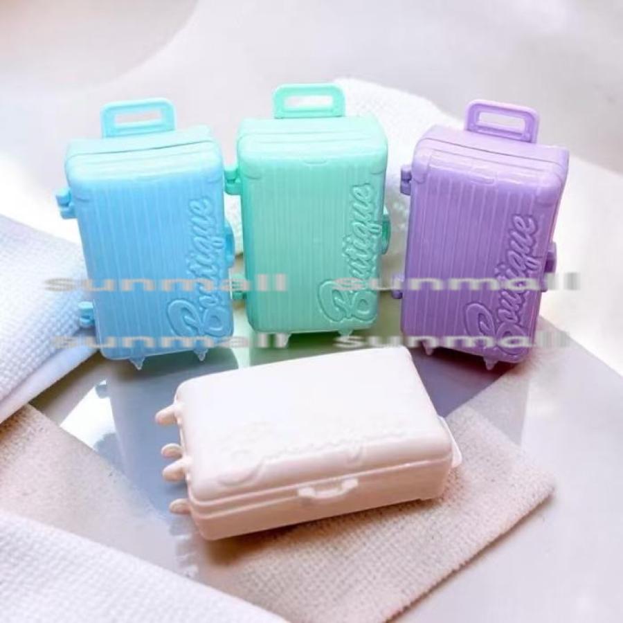 【1点のみ販売】【選べる4色】ミニチュア スーツケース キャリーケース ドール用 開閉式 小物収納 ミニキャリー ドールハウス ジオラマ 撮影小物 DIY レジン |  | 17