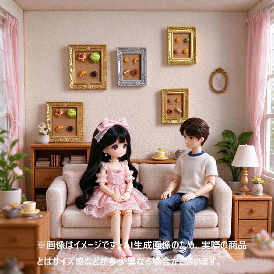 【1点のみ販売】【全4種類から選べる】ミニチュア スイーツ 額縁 アンティーク調 フレーム クッキー ドールハウス ジオラマ 模型 インテリア小物 S Lサイズ |  | 06