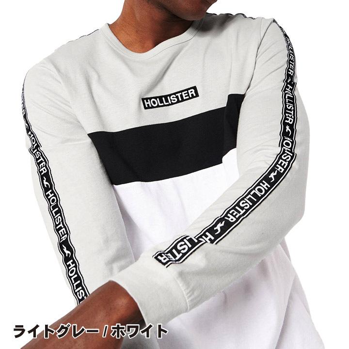 ホリスター メンズ BOXロゴグラフィック長袖Tシャツ Hollister Long-Sleeve Embroidered Logo Graphic Tee ロンT 3カラー｜unechambre｜09