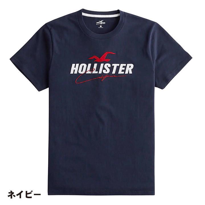 ホリスター メンズ 刺繍 アップリケ プリントロゴグラフィック半袖Tシャツ Hollister Logo Graphic Tee 2カラー｜unechambre｜07