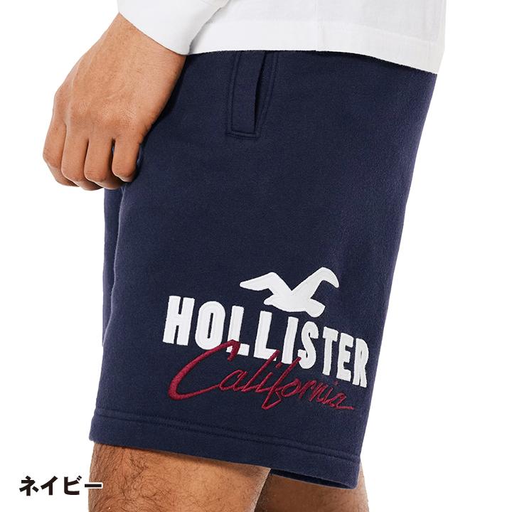 ホリスター メンズ 刺繍ロゴグラフィック フリースショートパンツ 9インチ 裏起毛 Hollister Fleece Shorts ハーフパンツ スウェット ショーツ 4カラー｜unechambre｜17