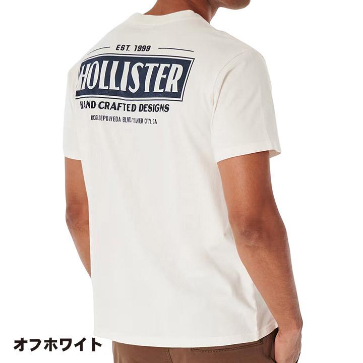 ホリスター メンズ 刺繍 アップリケ プリントロゴグラフィック半袖Tシャツ Hollister Logo Graphic Tee 4カラー｜unechambre｜04