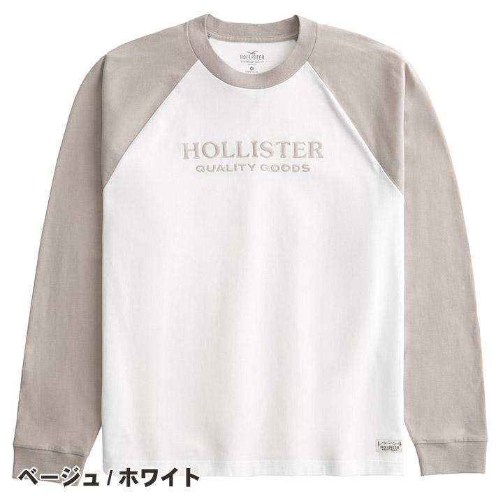 ホリスター メンズ ロゴグラフィック へビーウェイトラグラン長袖Tシャツ ロンT Hollister Logo Graphic Long Sleeve Tee 4カラー｜unechambre｜11