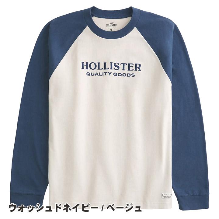 ホリスター メンズ ロゴグラフィック へビーウェイトラグラン長袖Tシャツ ロンT Hollister Logo Graphic Long Sleeve Tee 4カラー｜unechambre｜07