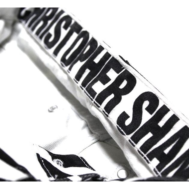 CHRISTOPHER SHANNON (クリストファー シャノン) SWIRL SHORTS (BLACK/WHITE) ショーツ/プリント/ゼブラ柄/渦巻き/UNISEX ブラック/ホワイト_3