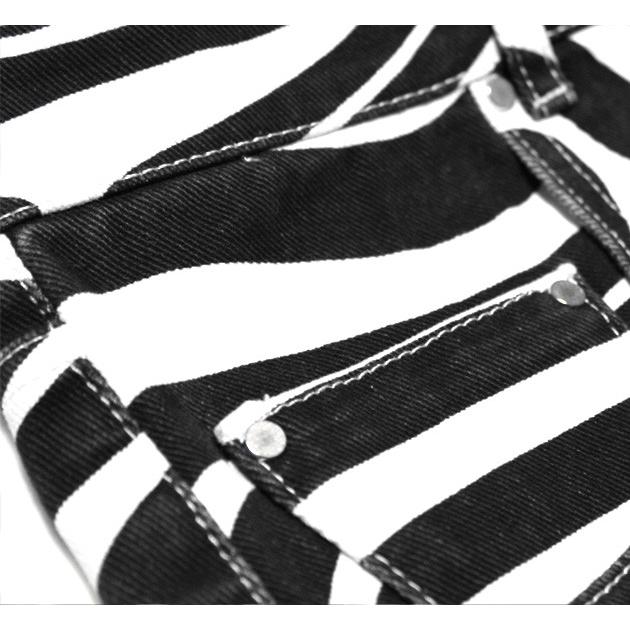 CHRISTOPHER SHANNON (クリストファー シャノン) SWIRL SHORTS (BLACK/WHITE) ショーツ/プリント/ゼブラ柄/渦巻き/UNISEX ブラック/ホワイト_4