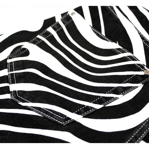 CHRISTOPHER SHANNON (クリストファー シャノン) SWIRL SHORTS (BLACK/WHITE) ショーツ/プリント/ゼブラ柄/渦巻き/UNISEX ブラック/ホワイト_5