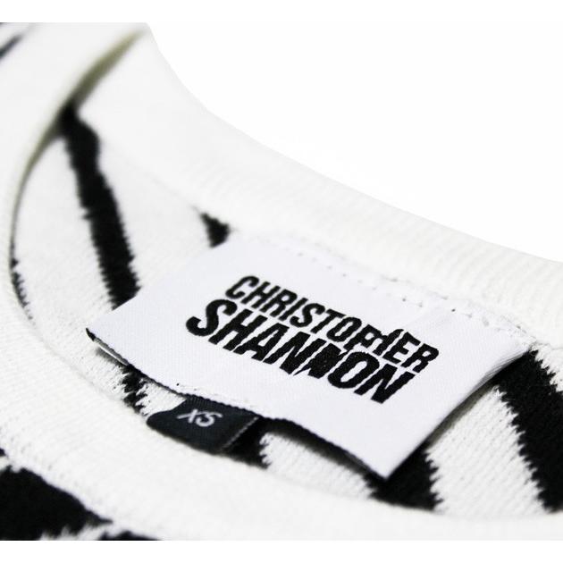 CHRISTOPHER SHANNON (クリストファー シャノン) SWIRL KNIT (BLACK