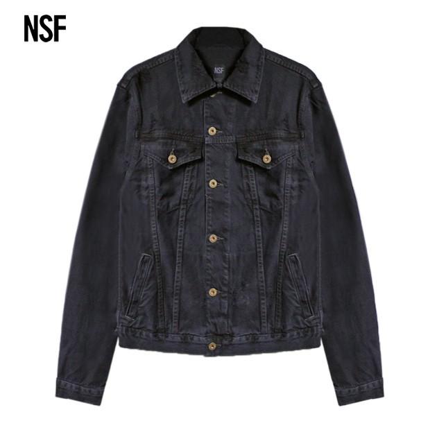 NSF CLOTHING (エヌエスエフ) ADAM DENIM JACKET (BLACK) デニム