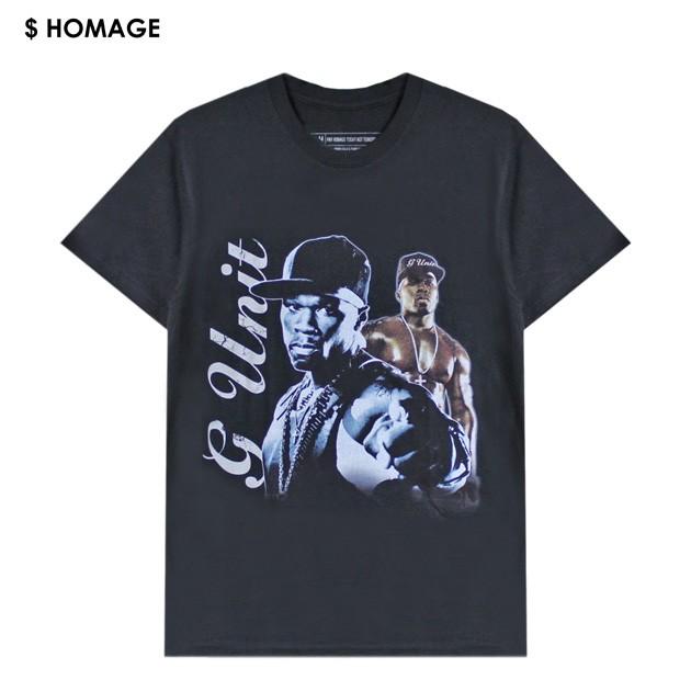VXID (ブイエックスアイディ) 50 CENT TEE (BLACK) Tシャツ/カットソー