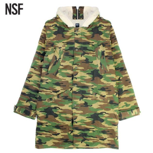 NSF CLOTHING (エヌエスエフ) NOSEF (CAMO / NATURAL) モッズコート 