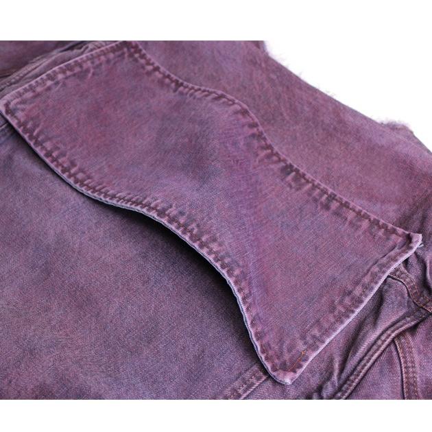 CEASE±DESIST (シーズ アンド デジスト) DENIM SHERPA COAT (JOKER DYE 
