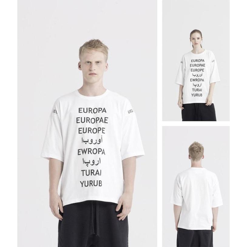 UEG (ウーサーエジェッタ) OVERSIZED TEE REFUGEE (WHITE) [Tシャツ/カットソー/オーバーサイズ/UNISEX] [ホワイト]｜uneekbasemnt｜05