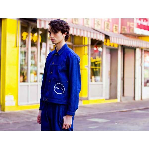 DEATH TO TENNIS (デス トゥ テニス) WILDE DENIM JACKET (DARK DENIM