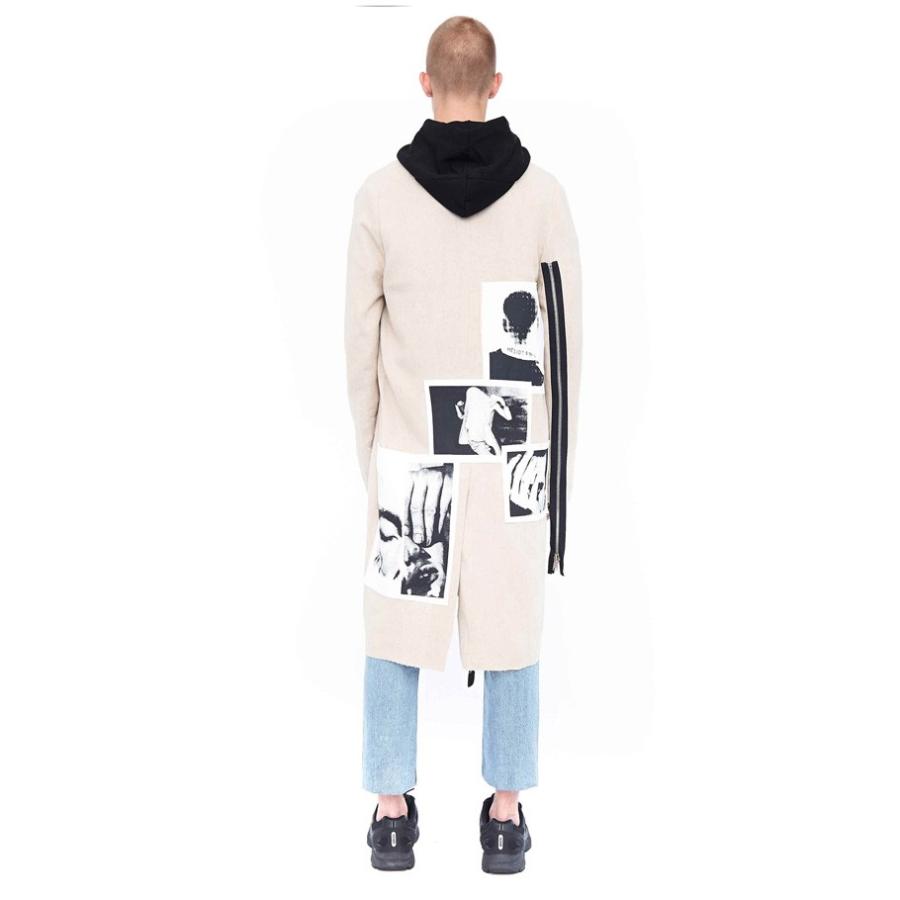 HELIOT EMIL (エリオット エミル) RAW COAT (BEIGE) [ロングコート