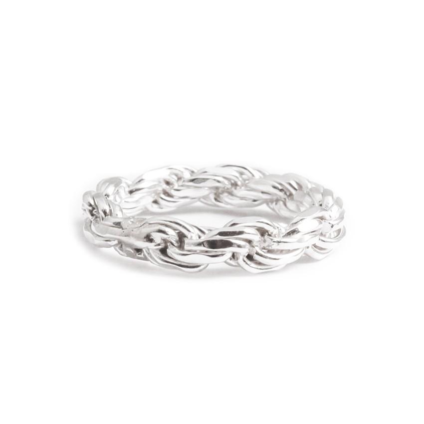 WWW.WILLSHOTT (ウィルショット) THICKEST ROPE RING (SILVER) [リング