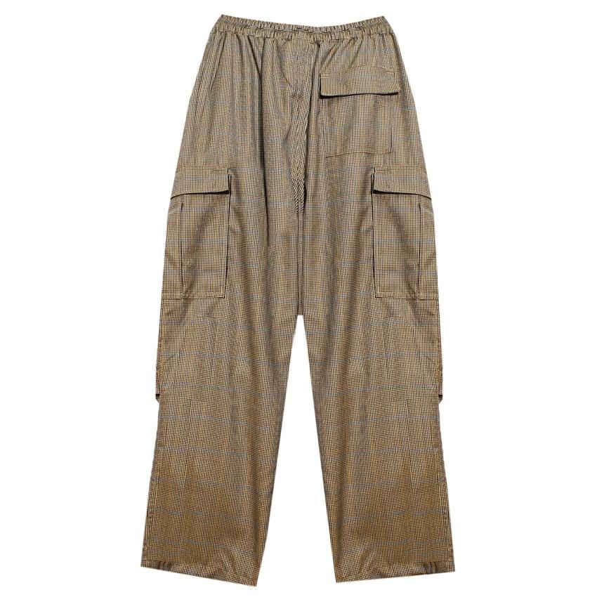 LANDLORD NEW YORK (ランドロード) BAGGY SUIT PANTS (CHECK) [カーゴパンツ トラックパンツ パラシュートパンツ トラウザー ボトムス] [チェック]の画像