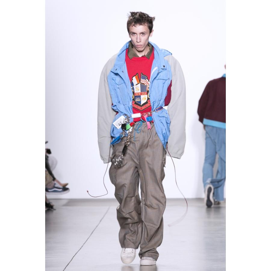 LANDLORD NEW YORK (ランドロード) BAGGY SUIT PANTS (CHECK) [カーゴパンツ トラックパンツ パラシュートパンツ トラウザー ボトムス] [チェック]の画像