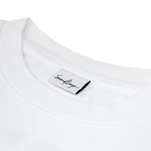 SECOND/LAYER (セカンド レイヤー) SPIRAL LONG SLEEVE T-SHIRT (WHITE