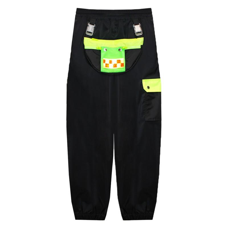LANDLORD NEW YORK (ランドロード) SPACE COLONY TRACK PANTS (MULTI BLACK) [トラックパンツ/ジョガー/ボトムス/ナイロン/UNISEX] [マルチ ブラック]の画像
