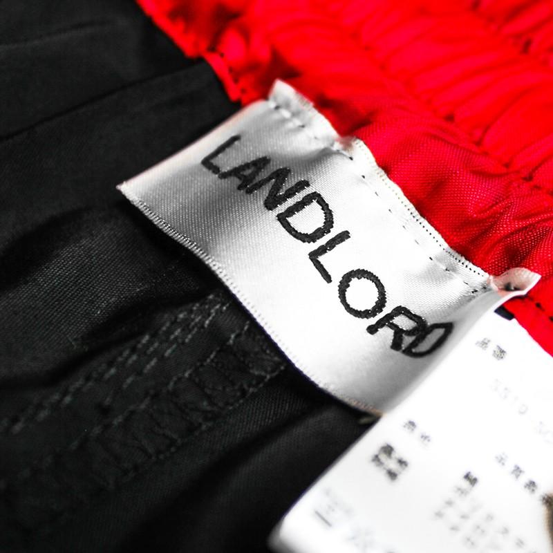 LANDLORD NEW YORK (ランドロード) SPACE COLONY TRACK PANTS (MULTI BLACK) [トラックパンツ/ジョガー/ボトムス/ナイロン/UNISEX] [マルチ ブラック]の画像