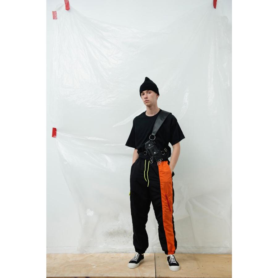 LANDLORD NEW YORK (ランドロード) SPACE COLONY TRACK PANTS (MULTI BLACK) [トラックパンツ/ジョガー/ボトムス/ナイロン/UNISEX] [マルチ ブラック]の画像