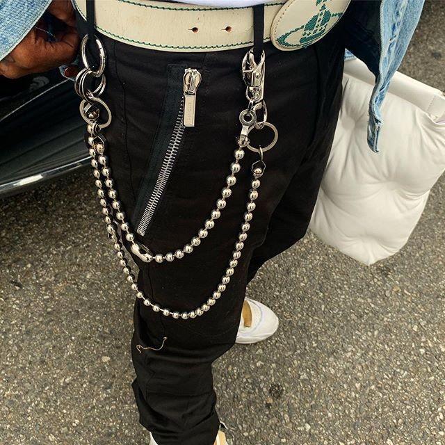 MARTINE ALI (マーティン アリ) BROKEN BALL WALLET CHAIN (SILVER