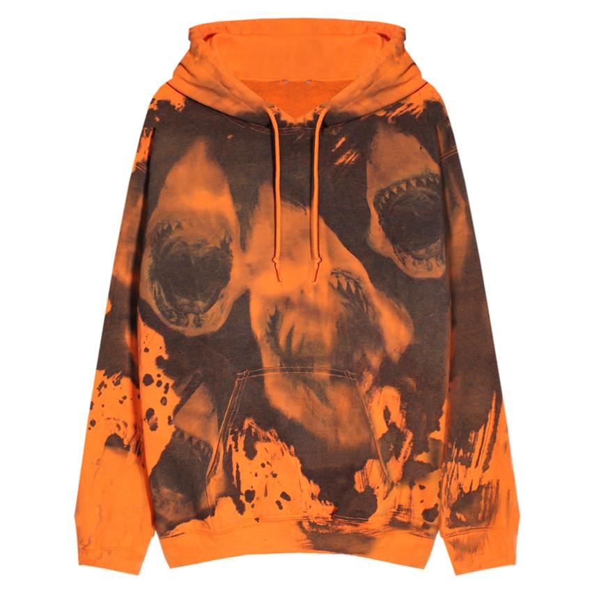 新品 85 Eldridge エイティファイブ エルドリッジ Shark Hoodie Neon Orange プルオーバーフーディ パーカー スウェット トップス ブランド ネオン オレンジ 送料無料 Appdevel Saffronfix Com