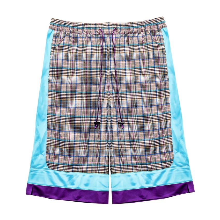 LANDLORD NEW YORK (ランドロード) PLAID BBALL SHORTS (PLAID) [ショートパンツ ハーフパンツ ショーツ ボトムス] [プレイド チェック]