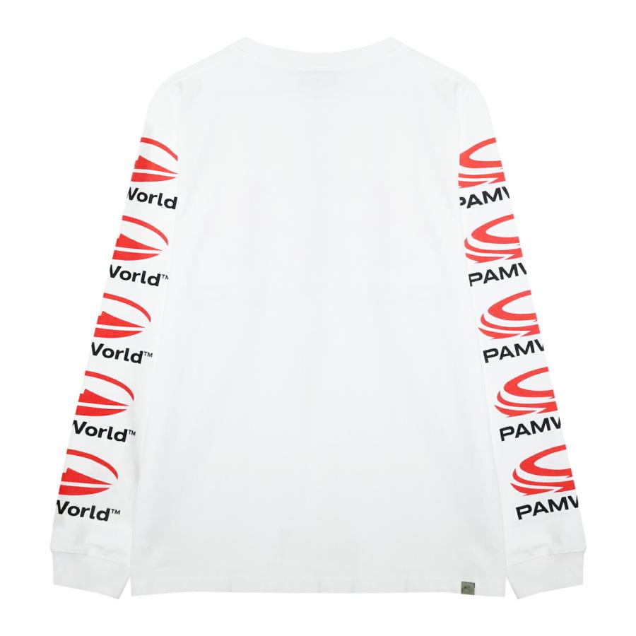 P.A.M. / PERKS AND MINI (パム / パークス アンド ミニ) PWPWPWPW LS TEE (WHITE) [PAM ロングスリーブ Tシャツ ロンT ロゴ メンズ ユニセックス] [ホワイト]｜uneekbasemnt｜02