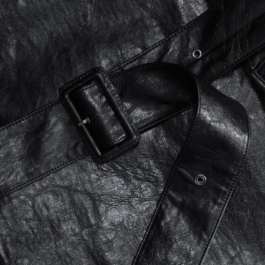 SHINYAKOZUKA (シンヤコヅカ) TRENCH (BLACK) [SHINYA KOZUKA SHINYAKOZUKA (シンヤコヅカ) TRENCH (BLACK) [SHINYA KOZUKA
