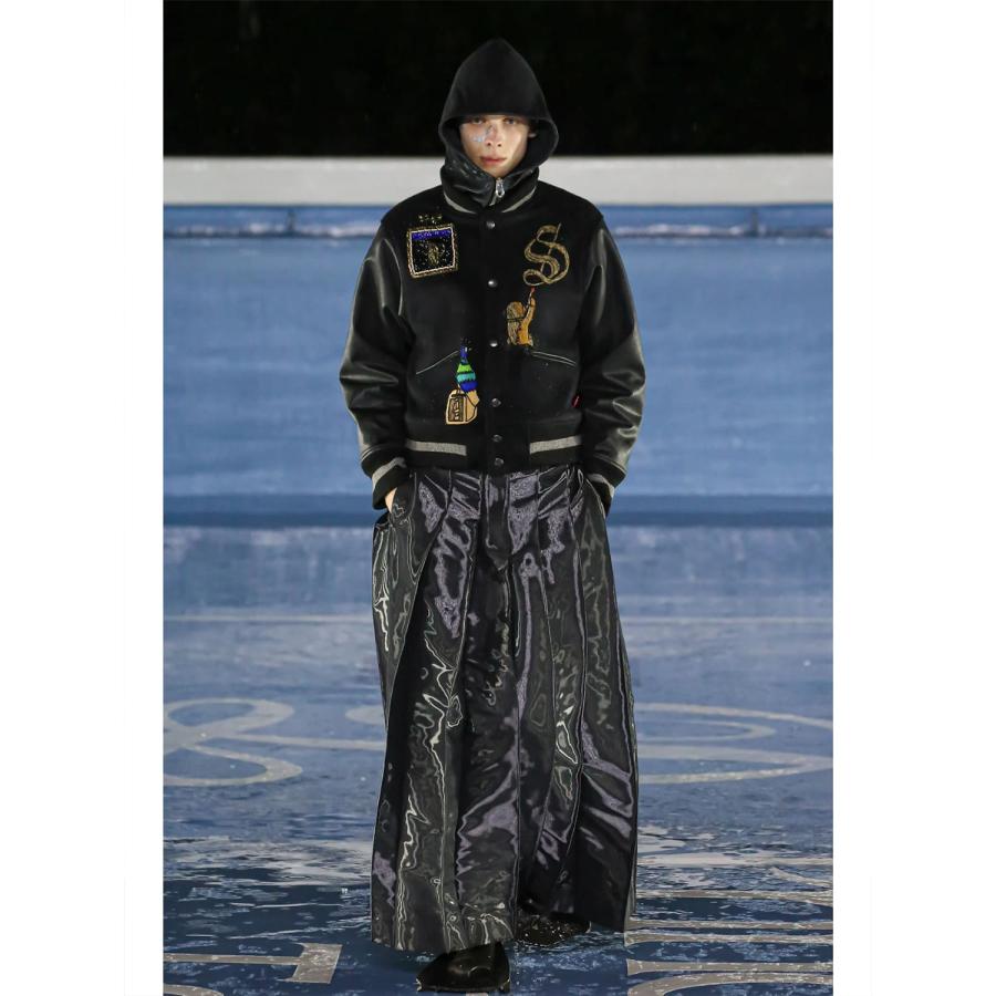 SHINYAKOZUKA (シンヤコヅカ) VERSITY (BLACK) [SHINYA KOZUKA SHINYAKOZUKA (シンヤコヅカ) VERSITY (BLACK) [SHINYA KOZUKA