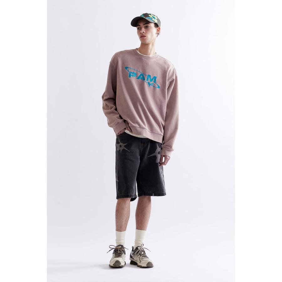 P.A.M. / PERKS AND MINI | IN THE GLOW CREWNECK SWEAT (MULBERRY  