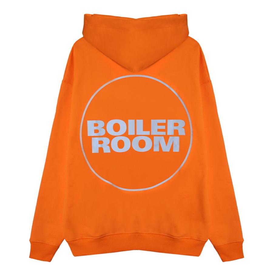BOILER ROOM (ボイラー ルーム) OG HOODIE 3M (ORANGE) [ボイラー