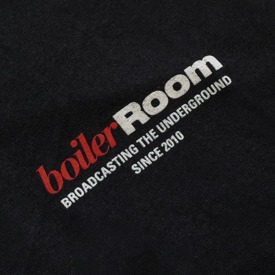 BOILER ROOM (ボイラー ルーム) FIELD TRIP LS T-SHIRT (BLACK) [ボイラールーム ロングスリーブ Tシャツ ロンT ロゴ ブランド メンズ ユニセックス] [ブラック]｜uneekbasemnt｜04