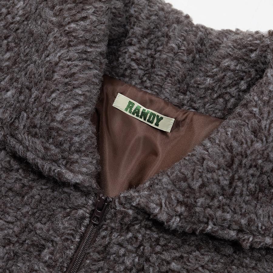 RANDY (ランディ) THICKET (BROWN) [ボアジャケット フリース