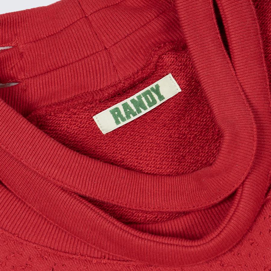 RANDY (ランディ) LAY (RED) [クルーネック トレーナー