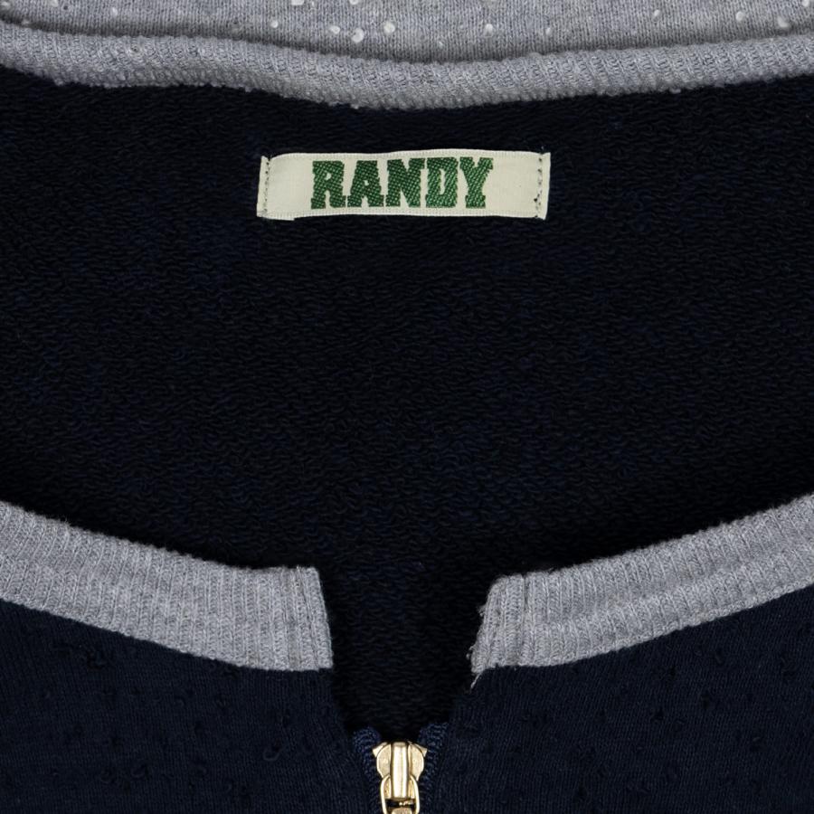 RANDY (ランディ) PART 3 (GREY x NAVY) [ジップアップパーカー