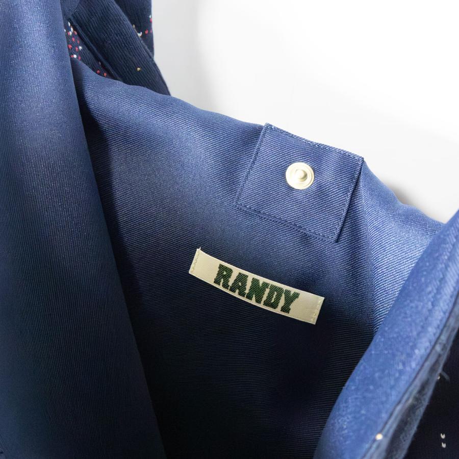 ^*^様 randy AW25 FOLD (NAVY) RANDY | FOLD (NAVY) ショルダーバッグ 斜め掛け メンズ ネイビー