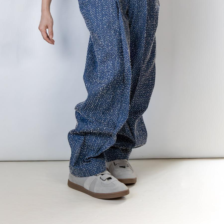 RANDY | GRAVITY (BLUE) タックパンツ デニムパンツ ジーンズ